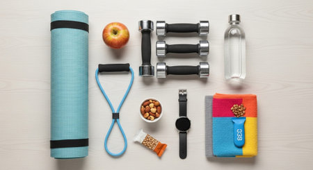 Fitness and Healthy Lifestyle Background.