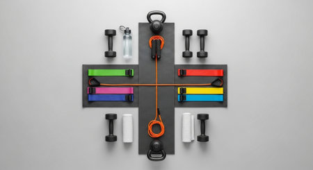 Fitness and Healthy Lifestyle Background.