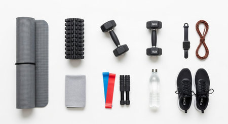 Fitness and Healthy Lifestyle Background.
