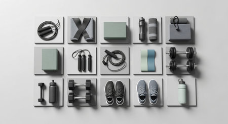 Fitness and Healthy Lifestyle Background.