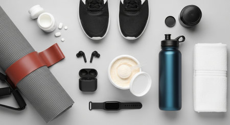 Fitness and Healthy Lifestyle Background.