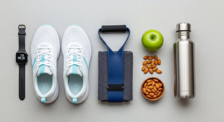 Fitness and Healthy Lifestyle Background.