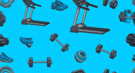 Fitness and Healthy Lifestyle Background.