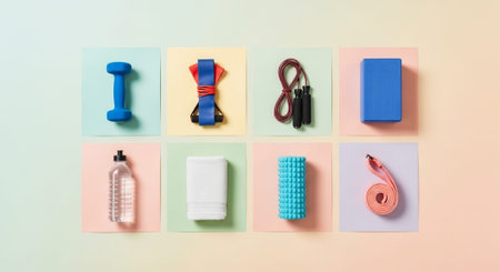 Fitness and Healthy Lifestyle Background.