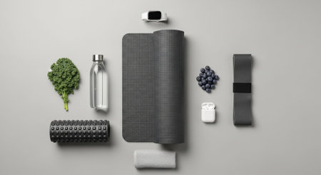 Fitness and Healthy Lifestyle Background.