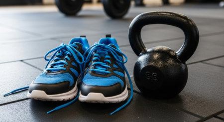 Fitness and Healthy Lifestyle Background.