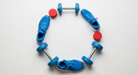 Fitness and Healthy Lifestyle Background.