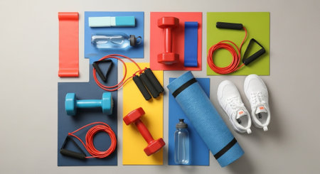 Fitness and Healthy Lifestyle Background.