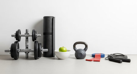 Fitness and Healthy Lifestyle Background.