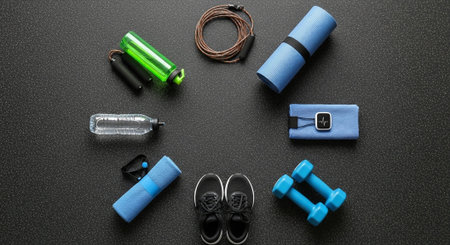 Fitness and Healthy Lifestyle Background.