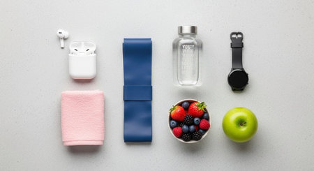 Fitness and Healthy Lifestyle Background.