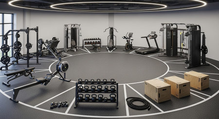 Fitness and Healthy Lifestyle Background.