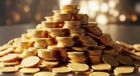 Finance and Money Management Concept Background.