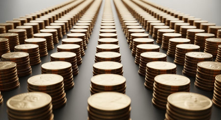 Finance and Money Management Concept Background.