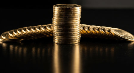 Finance and Money Management Concept Background.
