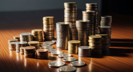 Finance and Money Management Concept Background.