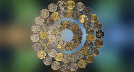 Finance and Money Management Concept Background.
