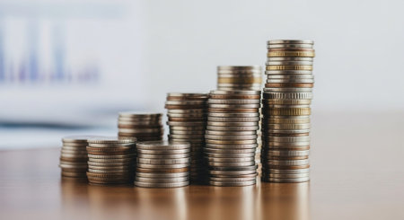 Finance and Money Management Concept Background.