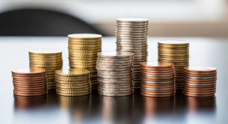 Finance and Money Management Concept Background.