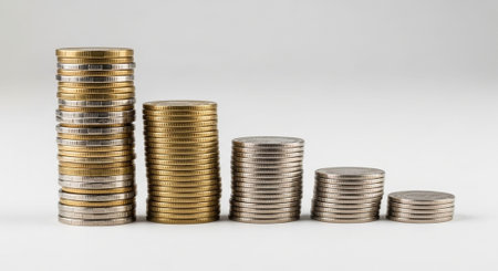 Finance and Money Management Concept Background.