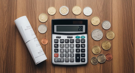 Finance and Money Management Concept Background.