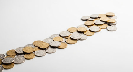 Finance and Money Management Concept Background.