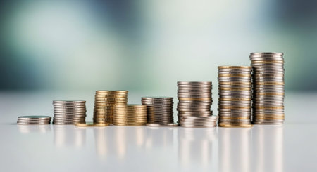 Finance and Money Management Concept Background.