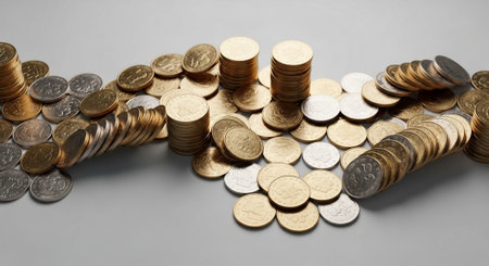 Finance and Money Management Concept Background.