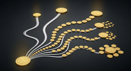 Finance and Money Management Concept Background.