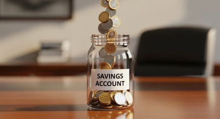Finance and Money Management Concept Background.