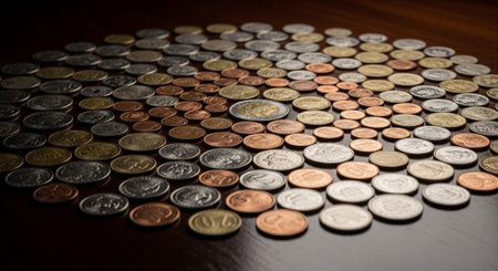 Finance and Money Management Concept Background.