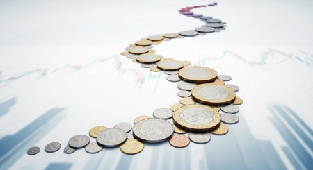 Finance and Money Management Concept Background.