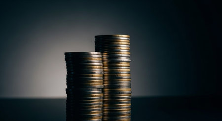 Finance and Money Management Concept Background.