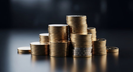 Finance and Money Management Concept Background.の写真素材