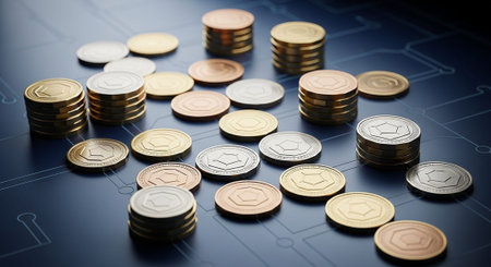Finance and Money Management Concept Background.