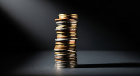 Finance and Money Management Concept Background.