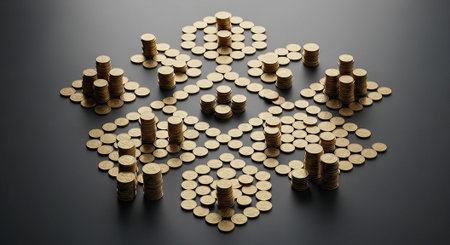 Finance and Money Management Concept Background.