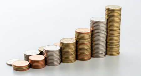 Finance and Money Management Concept Background.