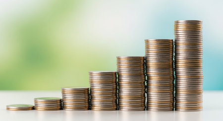 Finance and Money Management Concept Background.
