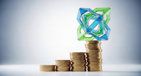 Finance and Money Management Concept Background.