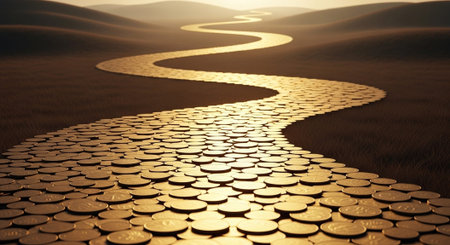 Finance and Money Management Concept Background.の写真素材