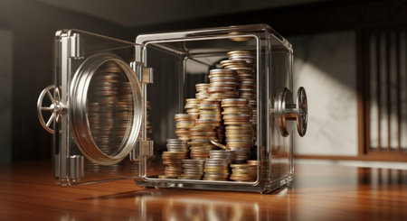 Finance and Money Management Concept Background.
