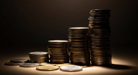 Finance and Money Management Concept Background.
