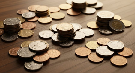 Finance and Money Management Concept Background.