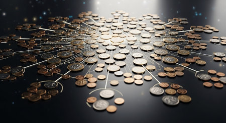 Finance and Money Management Concept Background.