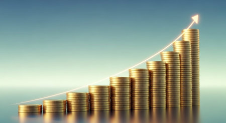 Finance and Money Management Concept Background.