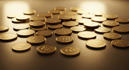 Finance and Money Management Concept Background.