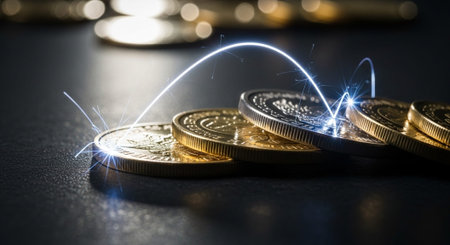 Finance and Money Management Concept Background.
