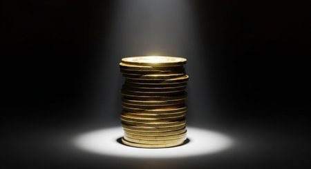 Finance and Money Management Concept Background.