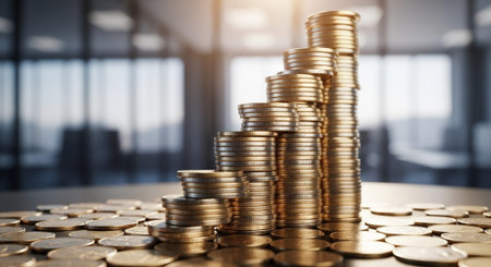 Finance and Money Management Concept Background.